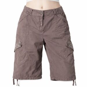 INC International Concepts embellished cargo shorts. Size 10.